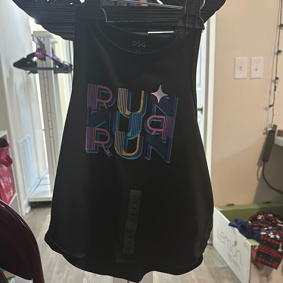 DSG Black 'Run' Graphic Tank Top - Picture 6 of 6